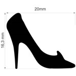 Ficha técnica e caractérísticas do produto Furador Jumbo Premium (e.v.a) Sapato da Cinderela Ref.20579-fegad05 Toke e Crie