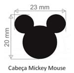 Ficha técnica e caractérísticas do produto Furador Jumbo Premium Toke e Crie - Mickey Mouse Cabeça Mickey Mouse