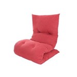 Ficha técnica e caractérísticas do produto Futon Colchonete Dobrável Solteiro Vermelho