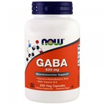 Ficha técnica e caractérísticas do produto Gaba 500mg com Vitamina B6 2 Mg - 200 Cápsulas Now Foods
