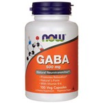 Ficha técnica e caractérísticas do produto Gaba 500mg com Vitamina B6 2mg - 100 Cápsulas Now Foods