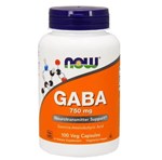 Ficha técnica e caractérísticas do produto Gaba 750 Mg 100 Cápsulas - Now Foods