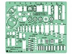 Ficha técnica e caractérísticas do produto Gabarito Trident E-28 Eletro Eletronico Trident