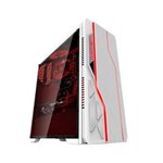 Ficha técnica e caractérísticas do produto Gabinete Gamer Bluecase Branco/Vermelho Bg-009