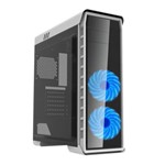 Ficha técnica e caractérísticas do produto Gabinete Gamer Gamemax Elysium Full Window USB3.0 3 Fans Leds RGB Branco G503W