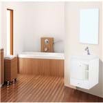 Ficha técnica e caractérísticas do produto Gabinete para Banheiro Ágata 56x49x43cm Branco FermarScalline