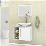 Ficha técnica e caractérísticas do produto Gabinete para Banheiro com Espelheira Sem Cuba Baden - Branco