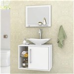 Ficha técnica e caractérísticas do produto Gabinete para Banheiro com Espelheira Sem Cuba Baden Móveis Bechara Branco