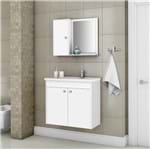 Ficha técnica e caractérísticas do produto Gabinete para Banheiro com Espelho Dayene 54x56,5x30cm Sensea