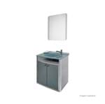 Ficha técnica e caractérísticas do produto Gabinete para Banheiro Cris Classic 62,5cm com Lavatório e Espelho Cinza Cris-Metal