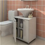 Ficha técnica e caractérísticas do produto Gabinete para Banheiro 2 Portas Branco - Politorno