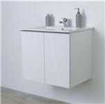 Ficha técnica e caractérísticas do produto Gabinete para Banheiro Simples 53x60x44,1cm Branco MDF Essential Sensea