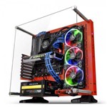 Gabinete Thermaltake Core P3 Tg Red Edition Tempered Glass Mid Tower C/ Janela - CA-1G4-00M3WN-0