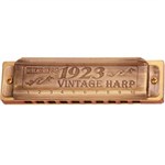 Gaita de Boca Vintage Harp Diatônica 1020 D Ré Hering
