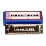 Gaita Pocket Blues 20 Vozes do Abs Dolphin