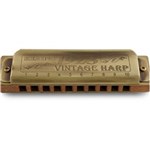 Ficha técnica e caractérísticas do produto Gaita Vintage Harp 1923 20 Vozes Fa Madeira 1020f Hering