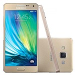 Ficha técnica e caractérísticas do produto Galaxy A5 Duos Dual Chip 16Gb 13Mp Tela 5Pol Quad Core Dourado A500 Samsung