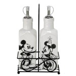 Ficha técnica e caractérísticas do produto Galheteiro 3 Peças Disney Vintage Mickey e Minnie