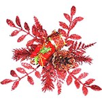 Ficha técnica e caractérísticas do produto Galho Decorativo para Árvore de Natal Enfeites Vermelho - Orb Christmas