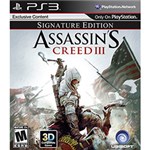 Ficha técnica e caractérísticas do produto Game Assassin's Creed 3 - Signature Edition (Versão em Português) - PS3
