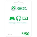Ficha técnica e caractérísticas do produto Game Microsoft Xbox Live - Cartão Pré Pago R$50