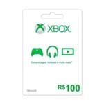 Ficha técnica e caractérísticas do produto Game Microsoft Xbox Live - Cartão Pré Pago R100