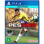 Ficha técnica e caractérísticas do produto Game PES Pro Evolution Soccer 2018 - PS4 - Konami