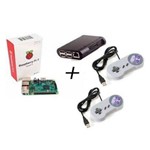 Ficha técnica e caractérísticas do produto Game Retro Raspberry Pi3 com Recalbox 32gb com 2 Controles
