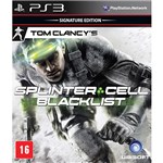Ficha técnica e caractérísticas do produto Game Tom Clancy's Splinter Cell: Blacklist Signature Edition - Versão em Português - PS3