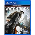 Ficha técnica e caractérísticas do produto Game Watch Dogs Signature Edition (versao em Portugues) Ubi - Ps4