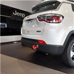 Ficha técnica e caractérísticas do produto Gancho de Reboque Para-choque Jeep Compass - Aço - Vermelho