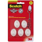 Ficha técnica e caractérísticas do produto Gancho Scotch Transparente Pequeno - HB004270458 - 3M