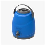 Ficha técnica e caractérísticas do produto Garrafa Térmica Botijão Estacionário 9 Litros C/ Alça - Azul - Azul Royal
