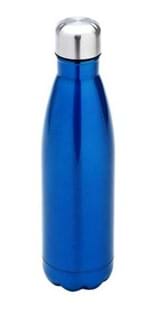 Ficha técnica e caractérísticas do produto Garrafa Termica Cantil Inox Azul 750Ml (Azul)