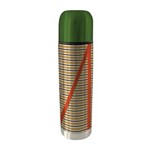 Ficha técnica e caractérísticas do produto Garrafa Térmica em Inox 500ml Chaves Urban - Bege e Verde