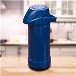 Ficha técnica e caractérísticas do produto Garrafa Térmica GLT Pressão Lisa 1 Litro Invicta Azul Azul
