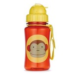 Ficha técnica e caractérísticas do produto Garrafinha Skip Hop Zoo Macaco com Canudo – Marrom