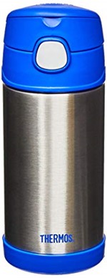 Ficha técnica e caractérísticas do produto Garrafinha Térmica Funtainer 355 Ml, Thermos, Azul / Inox
