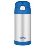 Ficha técnica e caractérísticas do produto Garrafinha Térmica Thermos Funtainer 355Ml Azul e Inox - A-28-007