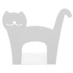 Ficha técnica e caractérísticas do produto Gato Aparador de Livros Branco