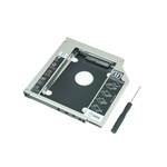 Ficha técnica e caractérísticas do produto Adaptador DVD P/ HD ou Ssd Notebook Drive Caddy 12.7mm Sata