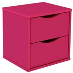 Ficha técnica e caractérísticas do produto Gaveteiro Havai 2 Gavetas Madesa Rosa Pink