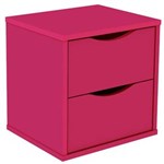 Ficha técnica e caractérísticas do produto Gaveteiro Havai 2 Gavetas Madesa - Rosa Pink