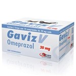 Ficha técnica e caractérísticas do produto Gaviz V 20 Mg Omeprazol - Cães e Gatos -Cx com 5 Cartelas com 10 Compr
