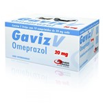 Ficha técnica e caractérísticas do produto Gaviz V Omeprazol 20 Mg - 10 Comprimidos - Agener
