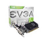 Ficha técnica e caractérísticas do produto Geforce Evga Gt Mainstream Nvidia 01G-P3-2615-Kr Gt 610 1Gb Ddr3 64Bits 1000Mhz Vga / Hdmi / Dvi