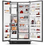 Geladeira / Refrigerador Brastemp All Black Side By Side Preto 540 Litros