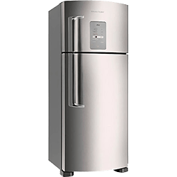 Ficha técnica e caractérísticas do produto Geladeira / Refrigerador Brastemp Ative 2 Portas BRM48 Frost Free 403L Inox