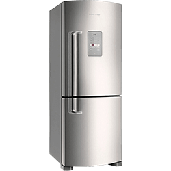 Ficha técnica e caractérísticas do produto Geladeira / Refrigerador Brastemp Inverse Frost Free BRE50 422L Inox