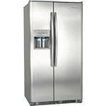 Ficha técnica e caractérísticas do produto Geladeira / Refrigerador Electrolux Side By Side SS77X - 666 Litros - Inox, Water Dispenser e Ice Maker Externos 110V